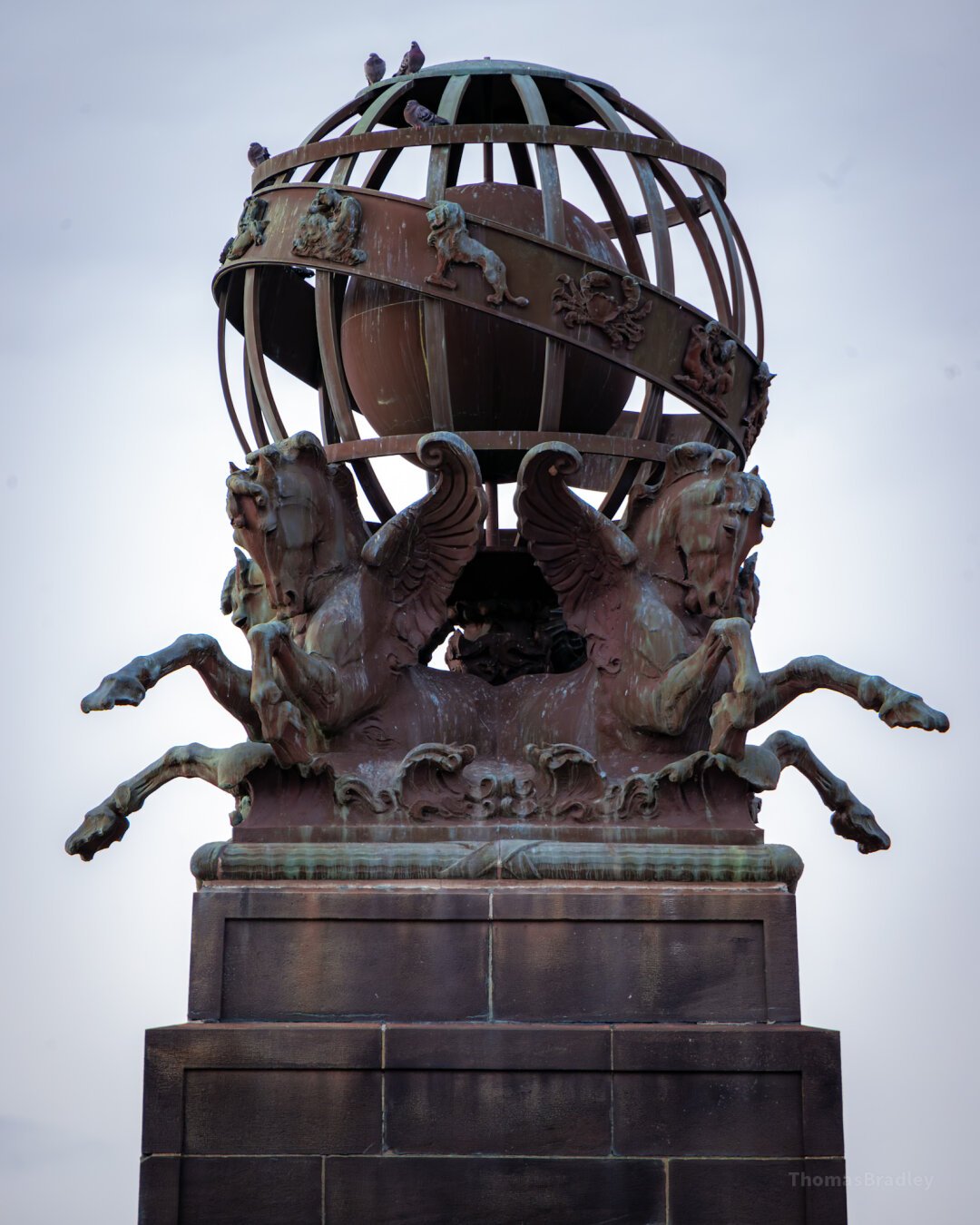 Most people cross the David McCullough Bridge every day without noticing the guardians watching over them—these bronze hippocampi, symbols of myth and motion, perched high above the city. Their weathered patina tells a story of time, industry, and artistry, blending classical sculpture with Pittsburgh’s steel legacy. I’ve been trying to capture them from different angles for a while—starting with drone shots and now revisiting with a zoom lens to bring their details down to earth. These figures are part of the city’s overlooked beauty, hidden in plain sight.

What other unnoticed details of Pittsburgh’s architecture have you discovered?
by @worlds.greatest.photographer 
#PittsburghPhotography #nikon #nikkorz28400vr #UrbanMythology #SteelCity #HiddenPittsburgh #BronzeGuardians #urbanabstract #structure #DavidMcCulloughBridge #Hippocampus #HistoricBridges #BridgePhotography #CityDetails #ArchitecturalArt #MythInTheModern #RustAndRuin #IndustrialElegance #ForgottenArt #ThroughTheLens