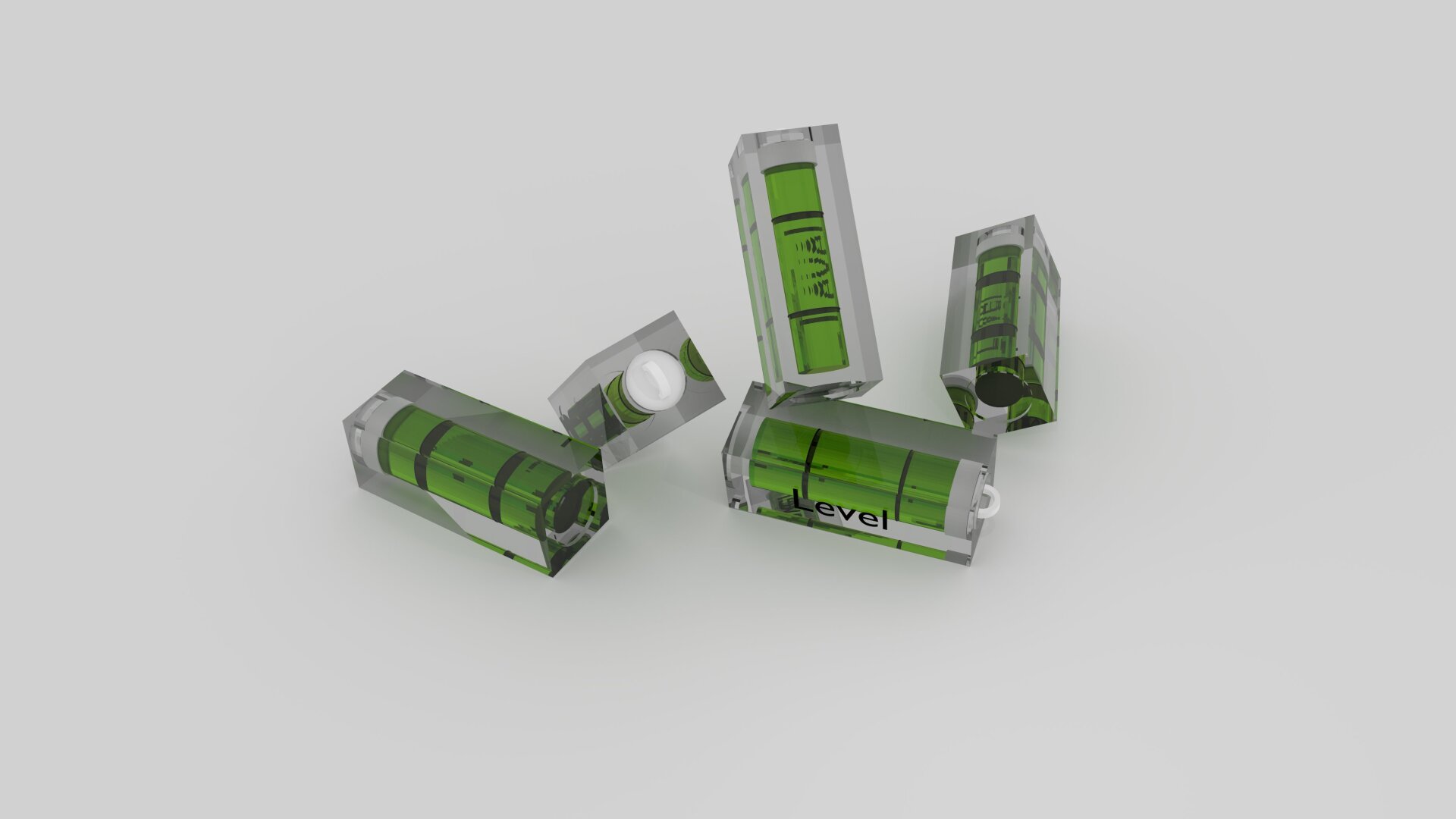 Render of levels made in blender 3D