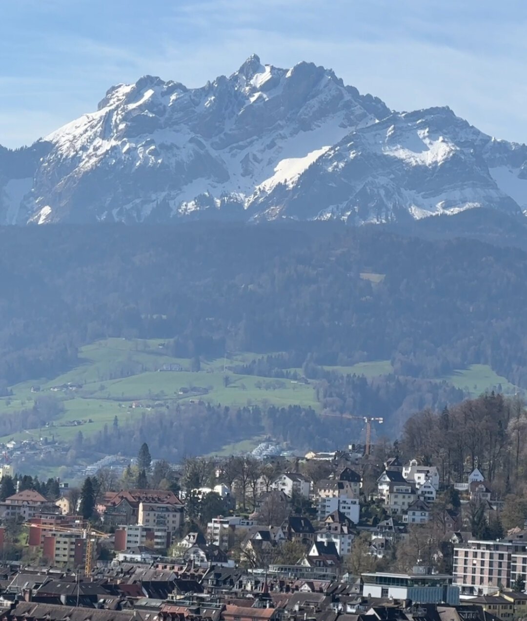 Luzern view from above