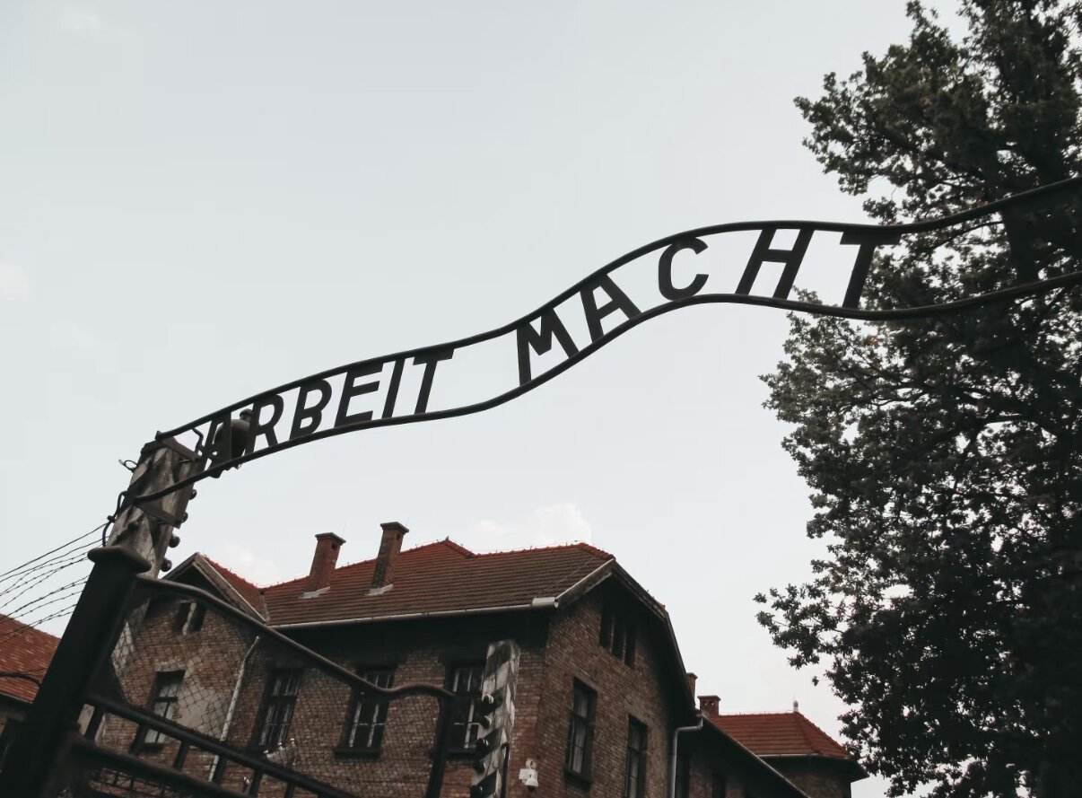 Concentration camp entance