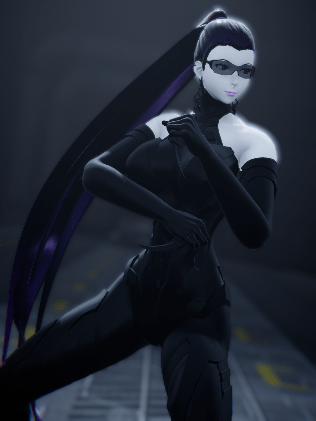 Mara Wyatt with her Karambits