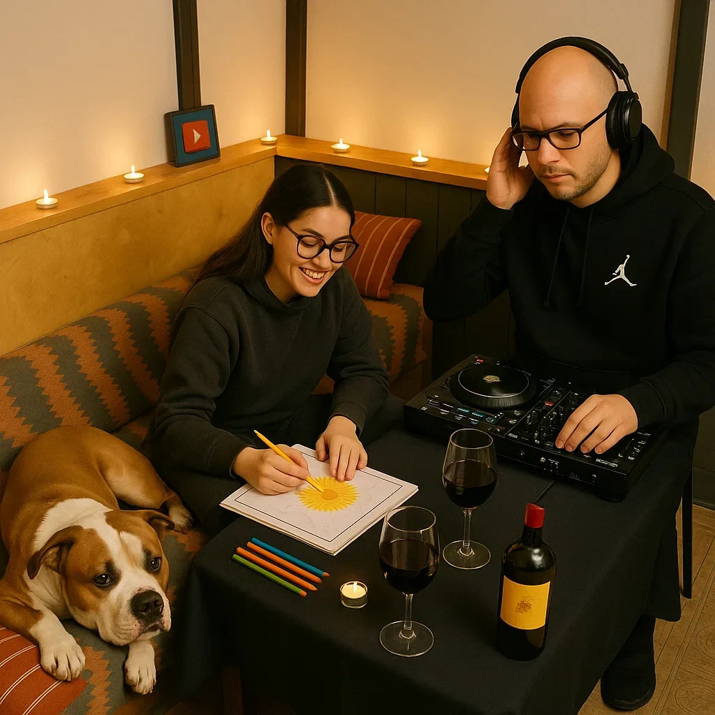 🎧 New Video on My Channel: https://www.youtube.com/watch?v=JOhlYcKthxM

Wine o’clock DJ Set | Melodic House & Techno Music Mix with Funny Dog 🍷🐶

🔊 "Wine o’clock DJ Set" is a cozy Melodic House & Techno mix, perfect for those moments when you just want to unwind, take a deep breath, and enjoy life.

💑 In this video, my wife and I share a warm evening with a glass of wine, delicious cheese, and smooth music that creates a calm and harmonious atmosphere.