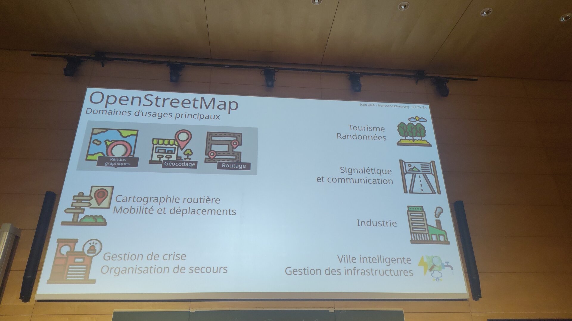 Slide de présentation State of the Map 2026