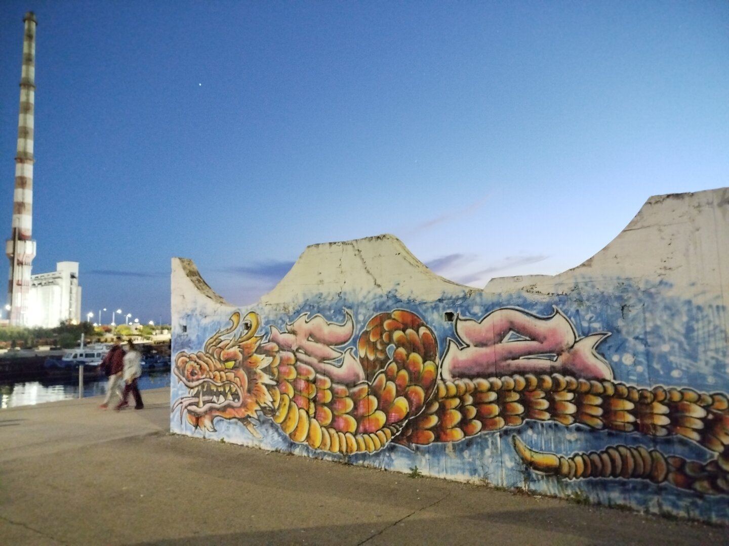 A Dragon in #lipasmata #Peiraeus #Greece