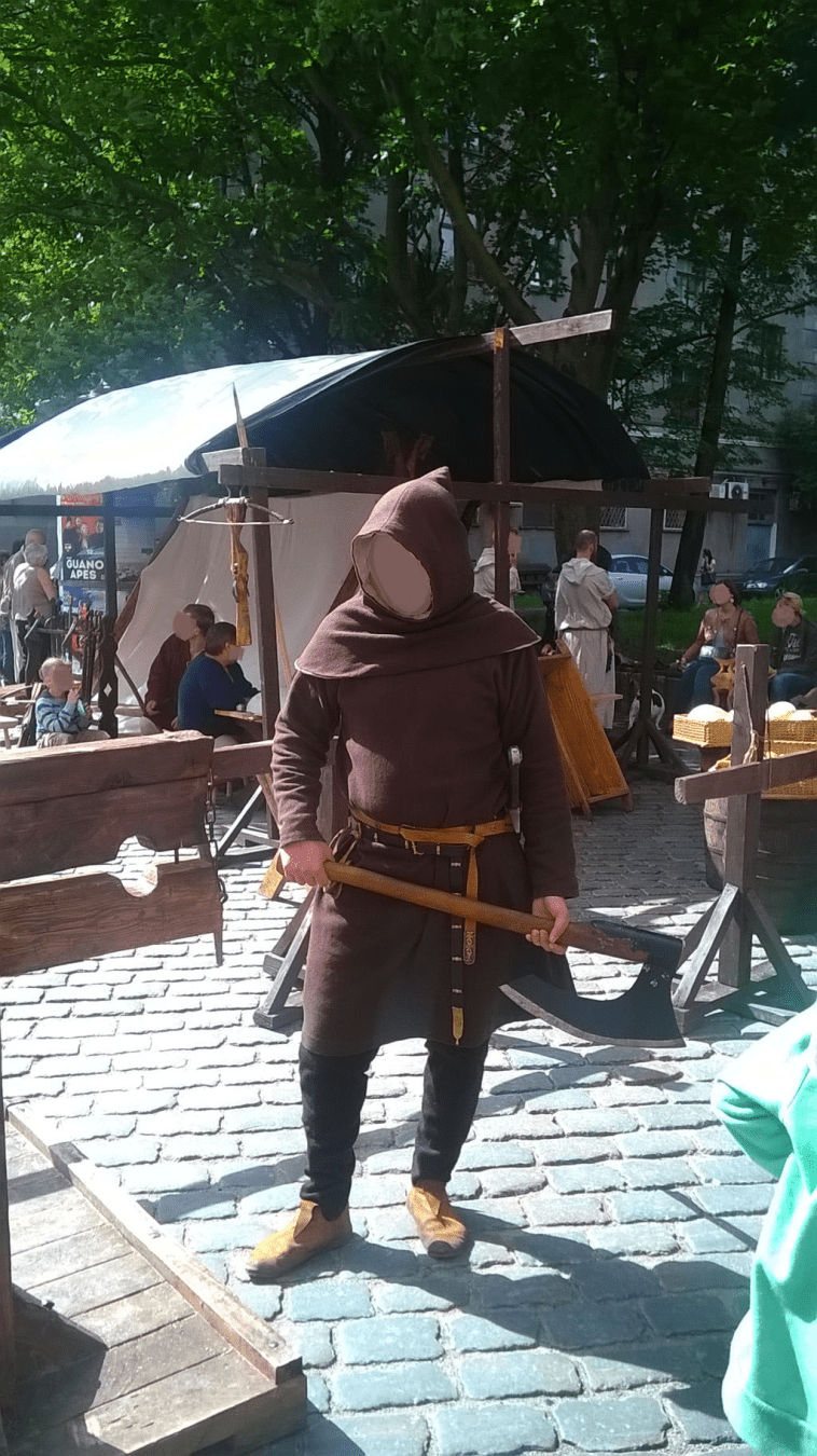 ...the Executioner has arrived, axe ready for his next victim