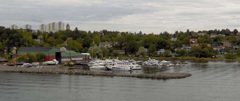 Photo of some of the docks in Stockholm