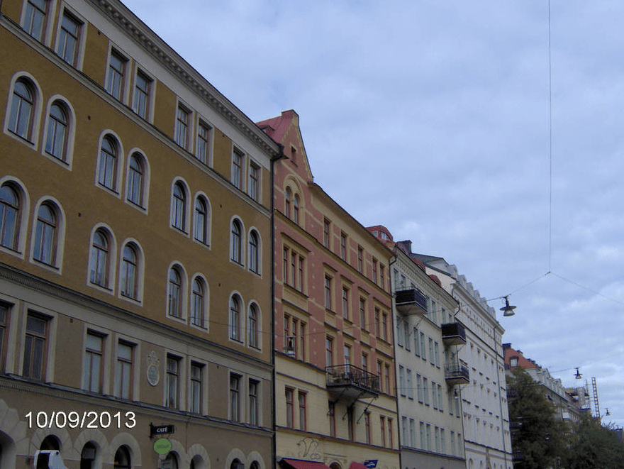 Several buildings in Stockholm