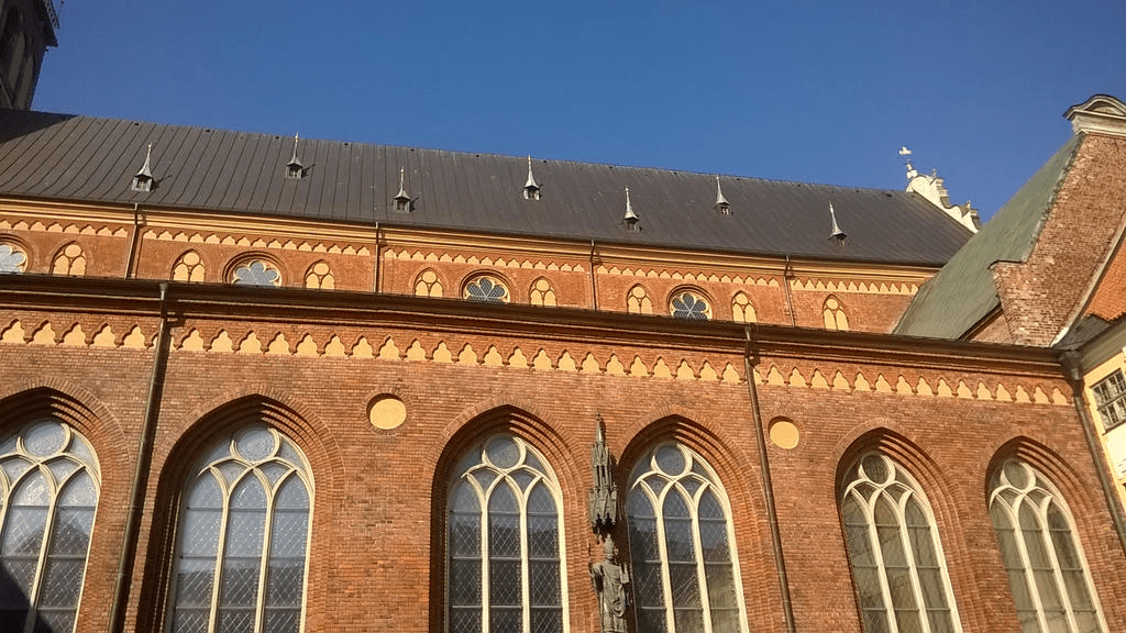 Side shot of the Cathedral part of the building