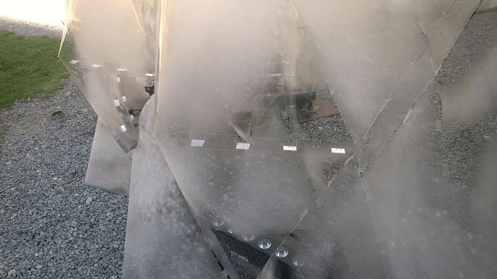 More lights inside of the walls of the Iceberg