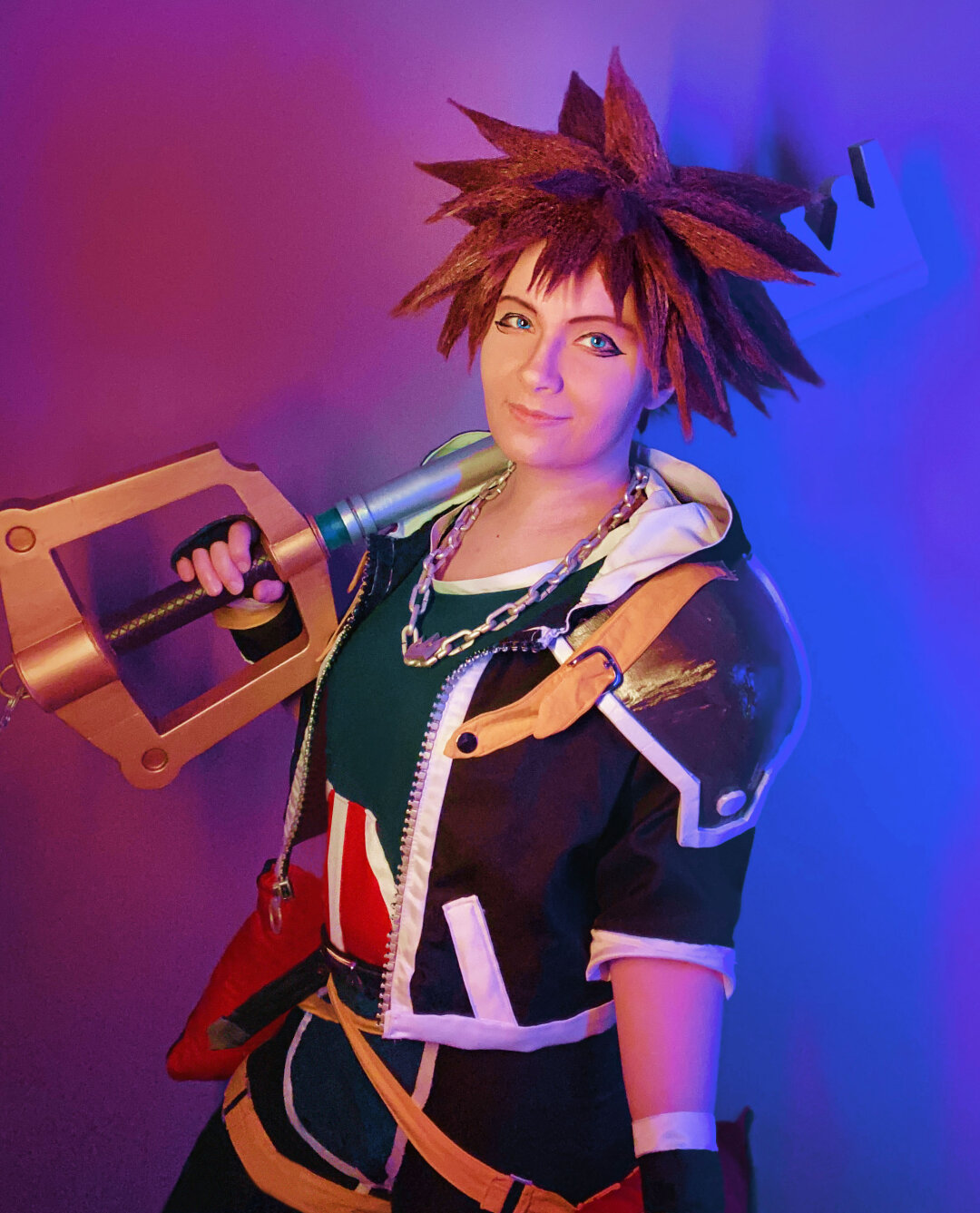 Me cosplaying Sora KH2