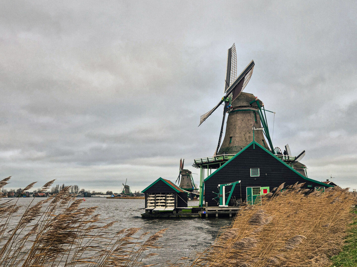 Windmill in Zaanse Schans Windmill in Zaanse Schans