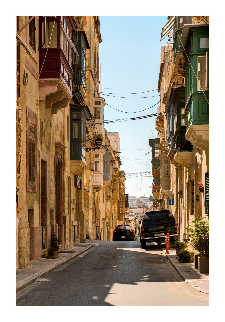 Cool street in Senglea, Malta