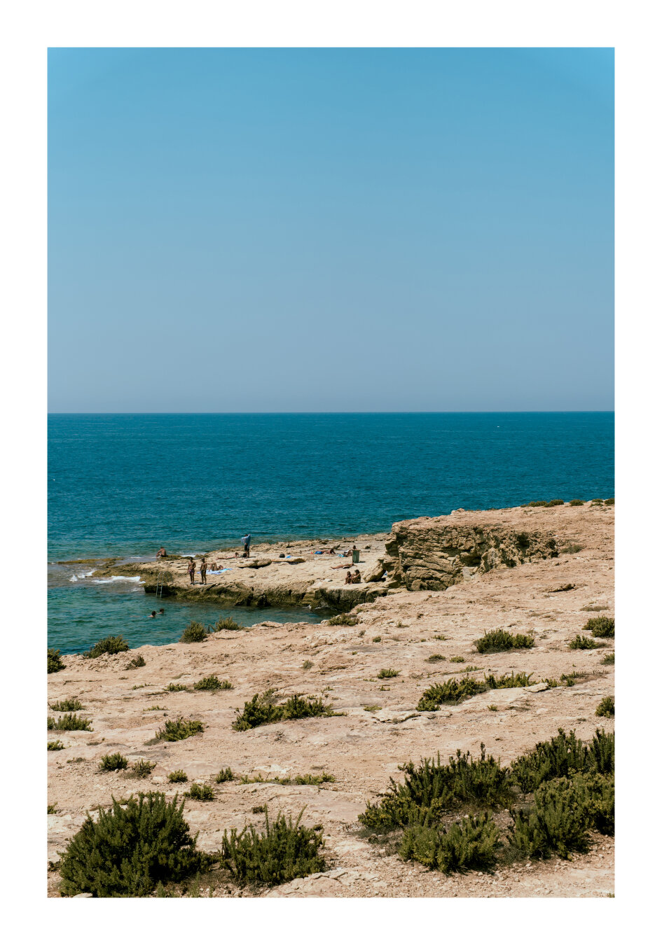 The shore of St. Paul's Bay in Malta