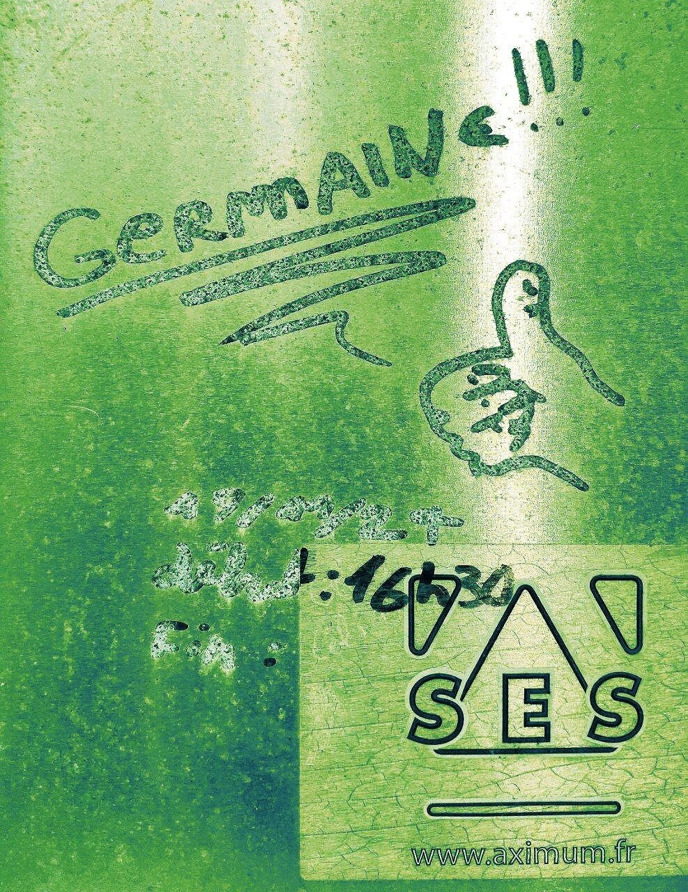 Détail des graffitis