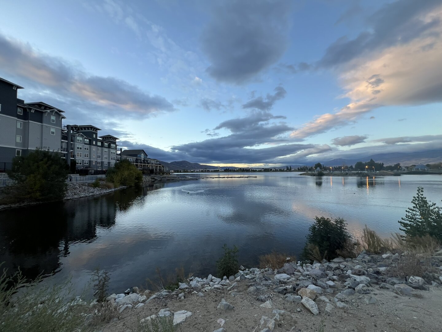 A photo taken on an early morning walk around the Sparks Marina.