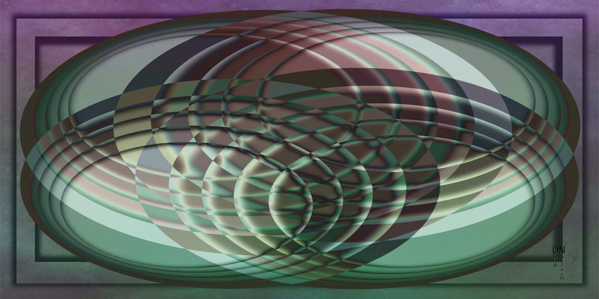This image is an "Unframed Brain."
What do you see when you look at this image?
#Art #DigitalPainting #GeometricArt