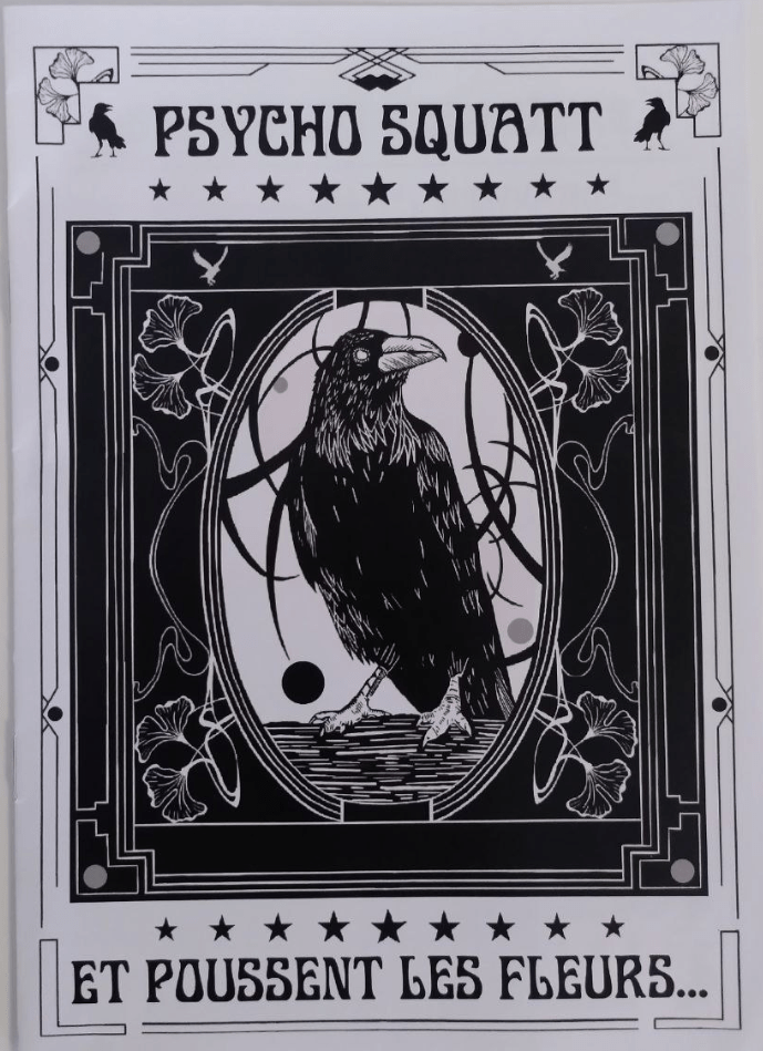 La même pochette mais imprimée sur une feuille A5 en couverture d'un livret 8 pages.