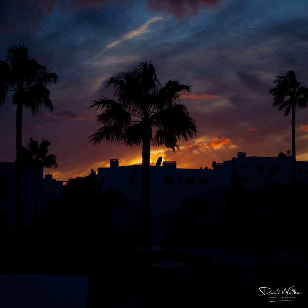 More spectacular sunset views at Costa Teguise