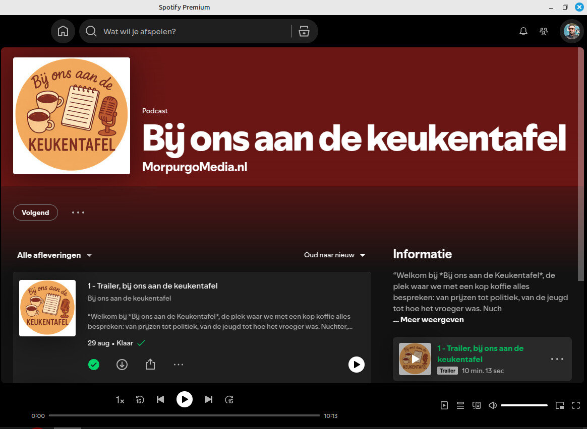 Spotify podcast screenprint 
Podcast