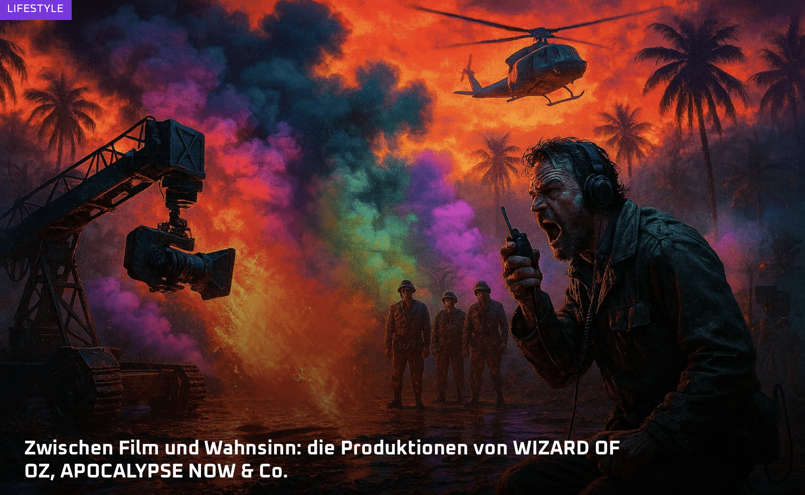 #Kino ist erst, wenn der #Cast fast draufgeht

https://vampyres.tk/lifestyle/zwischen-film-und-wahnsinn-die-produktionen-von-wizard-of-oz-apocalypse-now-co/