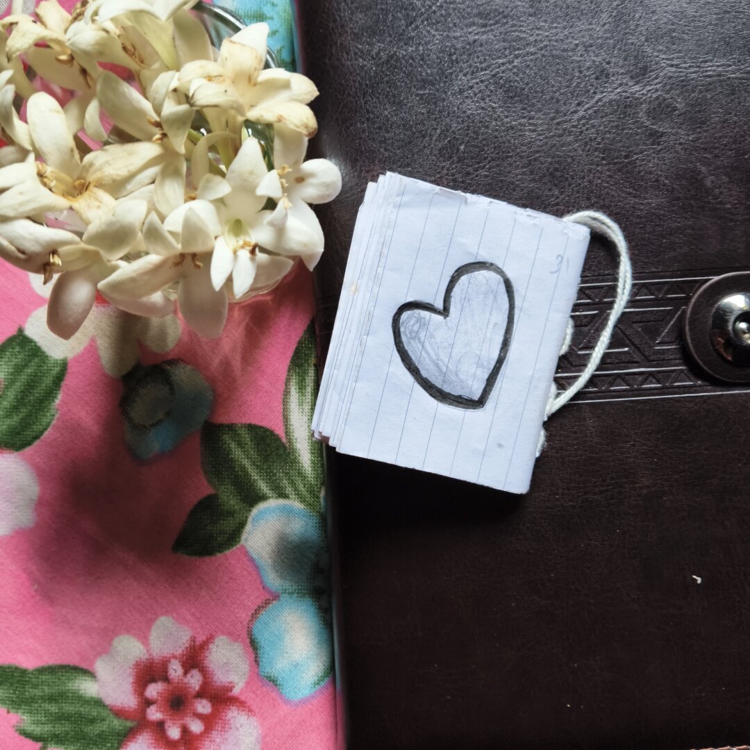 tree Jasmine and love sketch