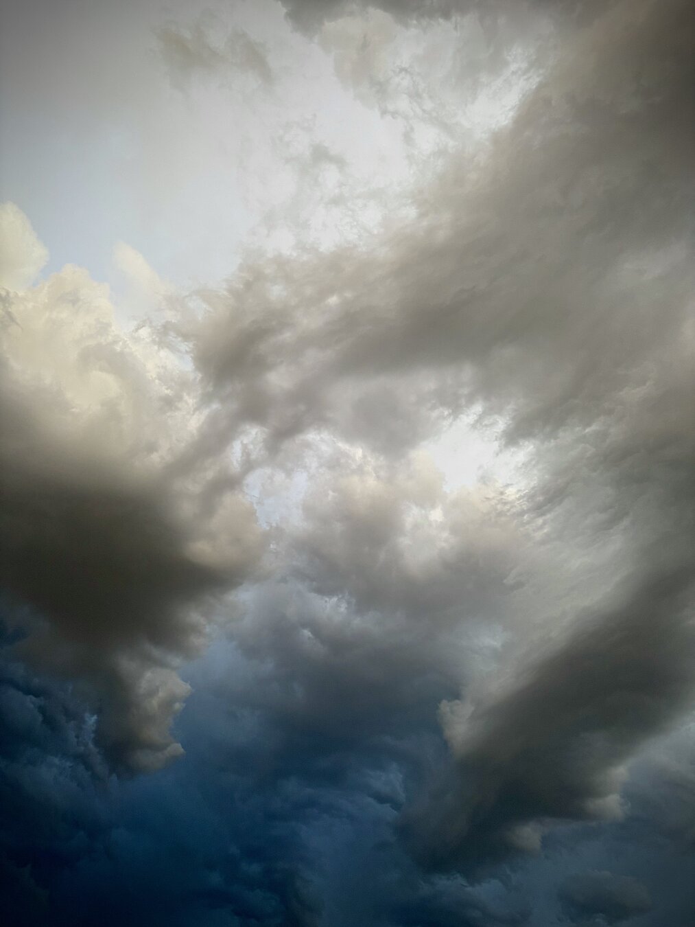 Dark storm clouds approaching.